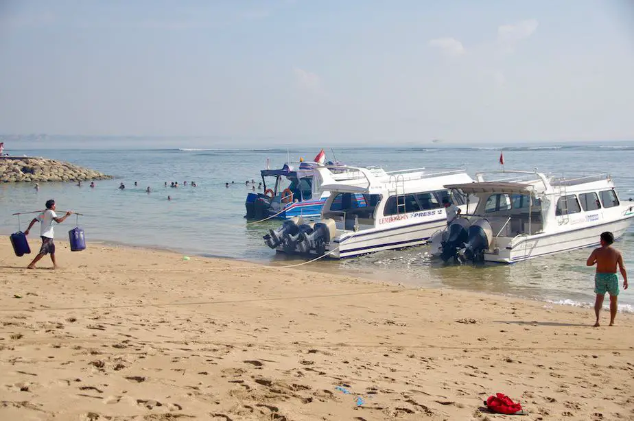 fast boats on the Hang Tuah Harbor in Sanur