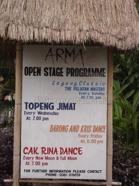 program performances at the arma museum  