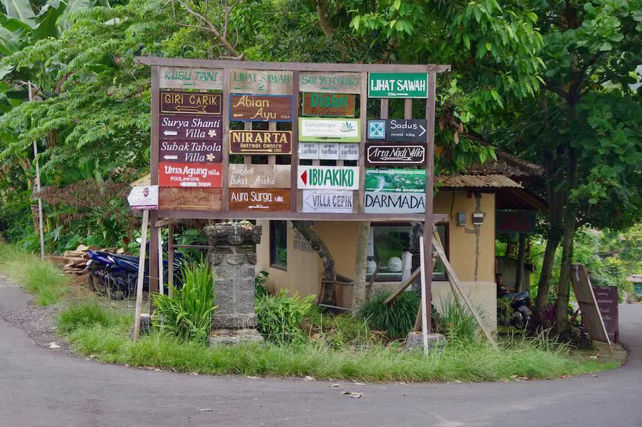 bali accommodation in sidemen area 