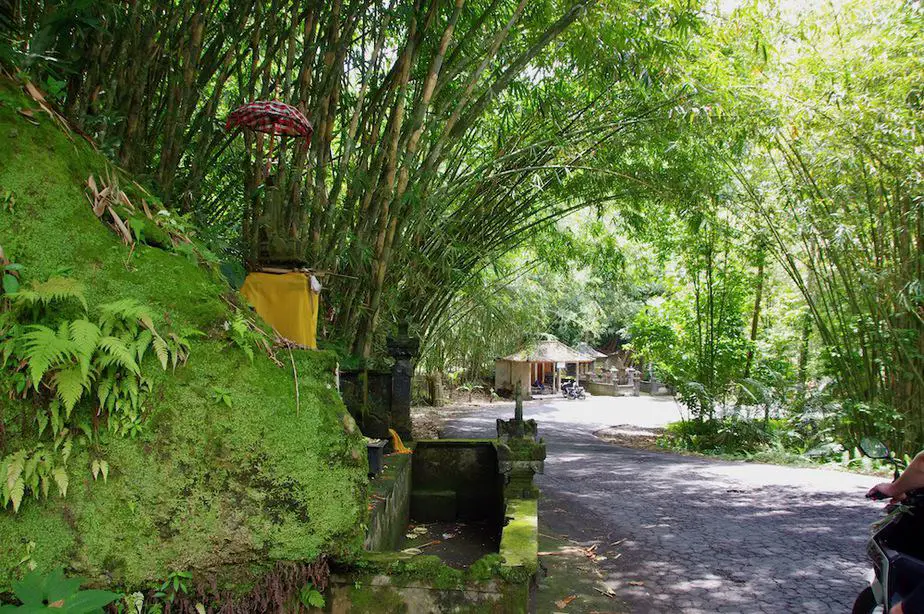 temple along the main road east bali