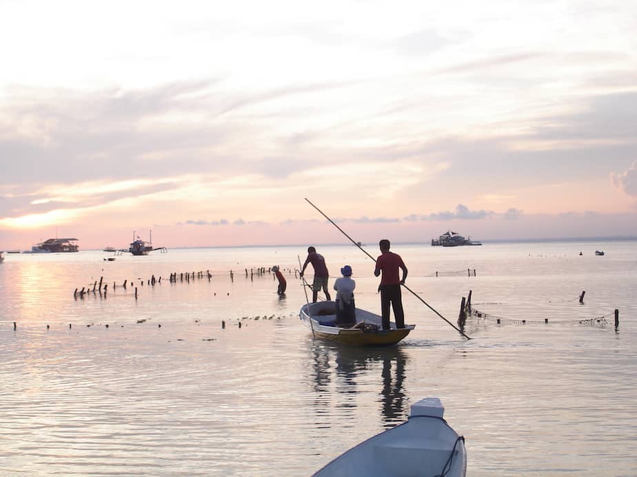 seaweed farming in Nusa Lembongan