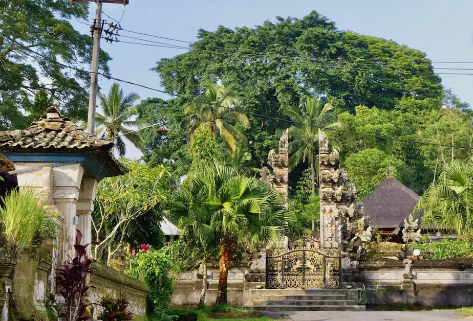 Hindu temple on the outskirts of Ubud