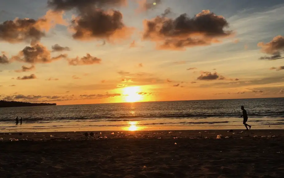 plastic waste on Jimbaran Beach