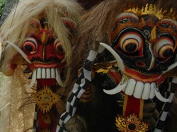 bali barong masks