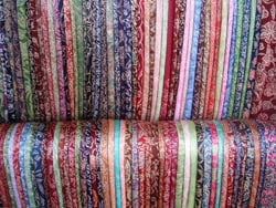 various pieces of textile