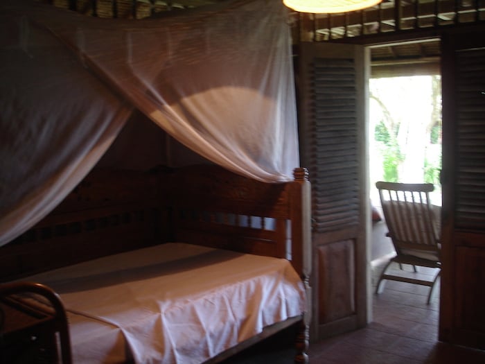 bedroom at idas homestay in candidasa