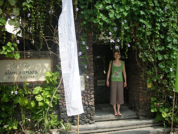 the entrance at the alam asmara resort in candidasa