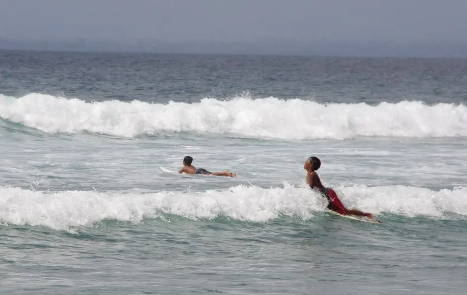  Kuta beach in Bali is the ideal spot for beginner surfers