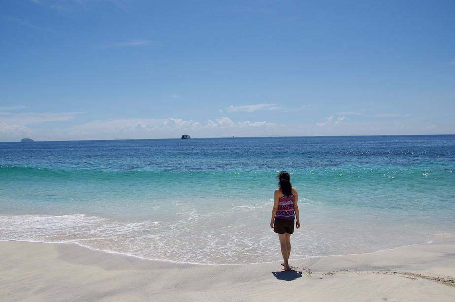 blue and green ocean colours at Bias Tugel Beach