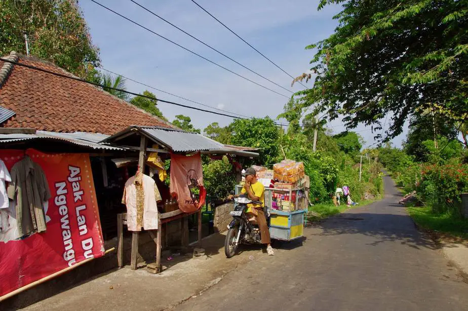 small roads in North Bali