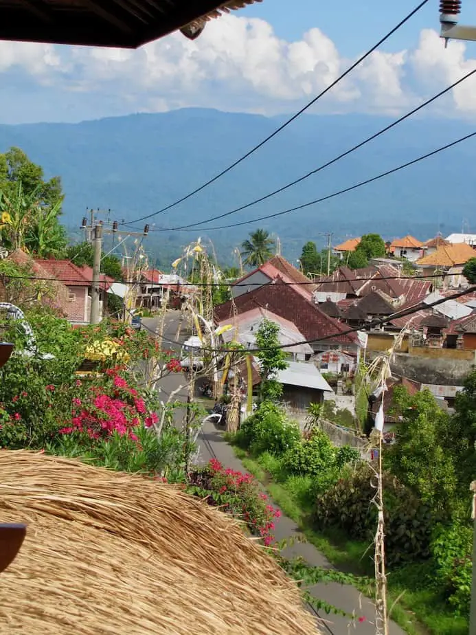 Munduk village high in the mountains of Bali