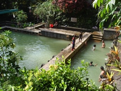 hot water springs nearby lovina