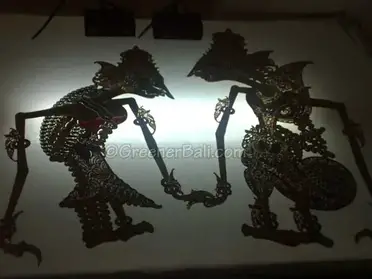 Indonesian Shadow play Wayang Kulit Small key ring