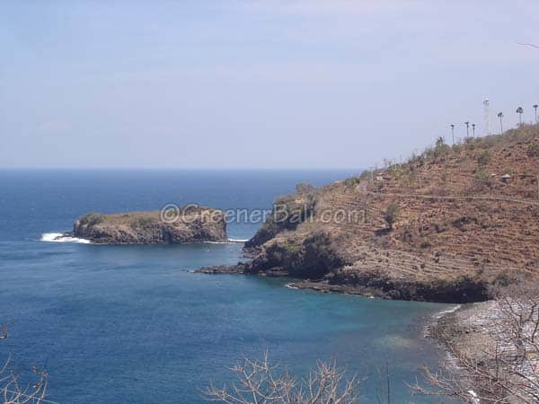 dry landscape bali amed