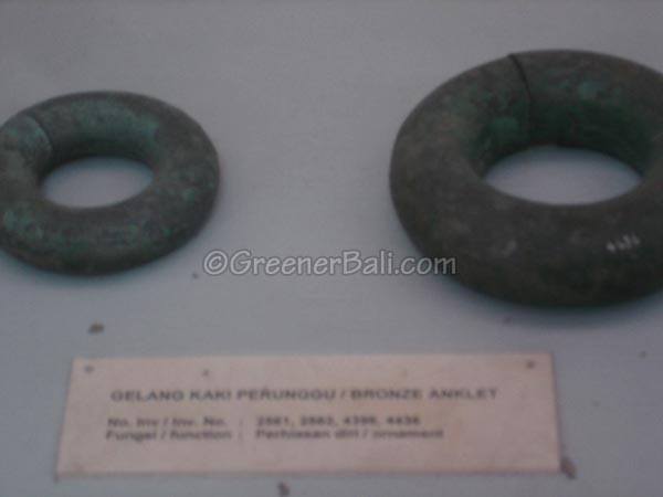 ancient balinese metal anklets 
