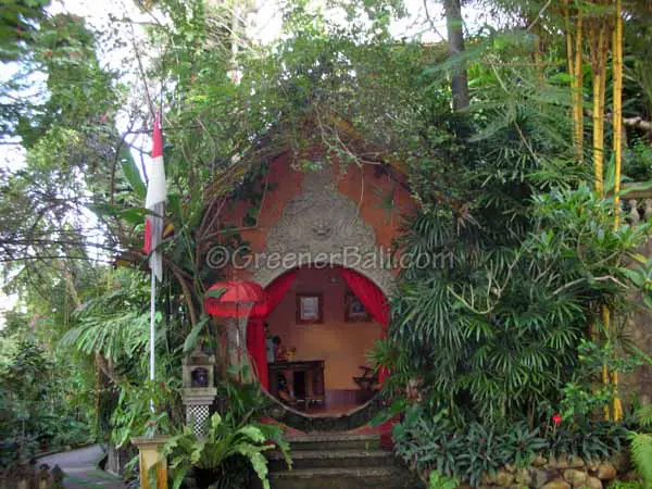 entrance to the antonio blanco house in ubud