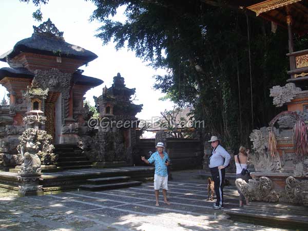 temple site on bali bird tour route 