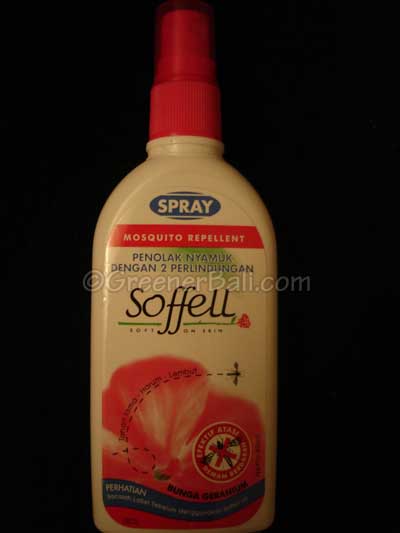repellent bottle from the Soffell brand 