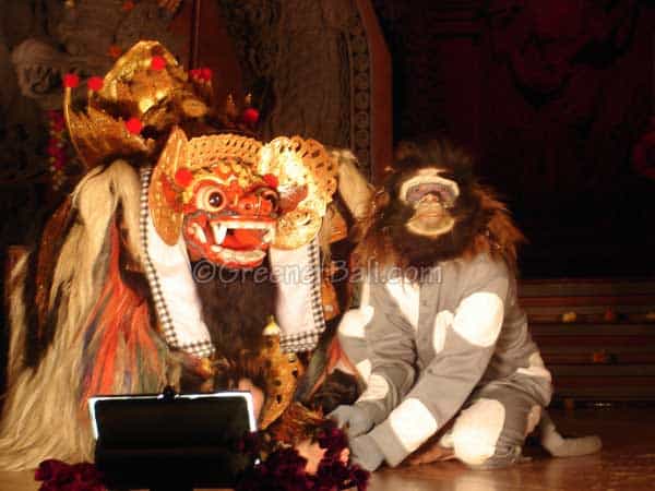 The Barong  dance is one of the traditional dances in Bali