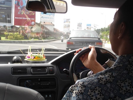 offerings in the taxi 