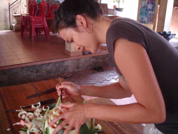 fruit carving bali courses 