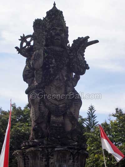 the batara guru statue in denpasar 