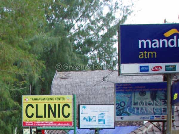 atms and clinic at gili trawangan lombok