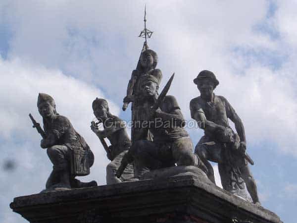 statue at marga memorial