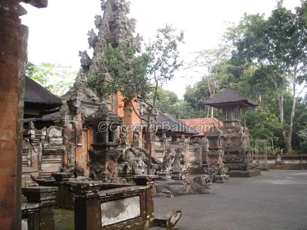 temple at monkey forest ubud bali 