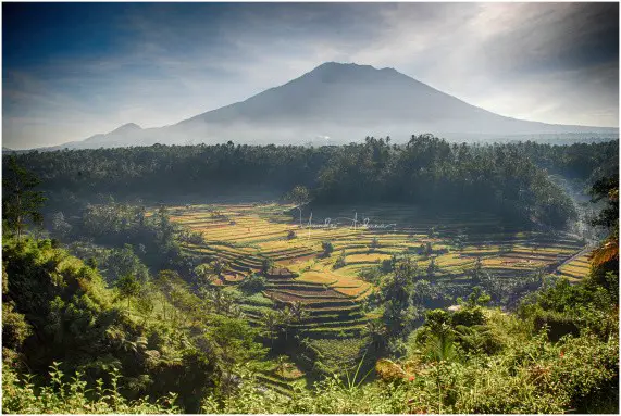 gunung agung volcano in bali