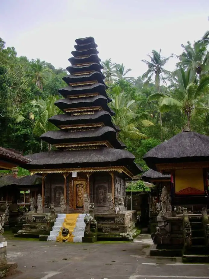 multi-tiered pagoda at the Pura Kehen in Bangli