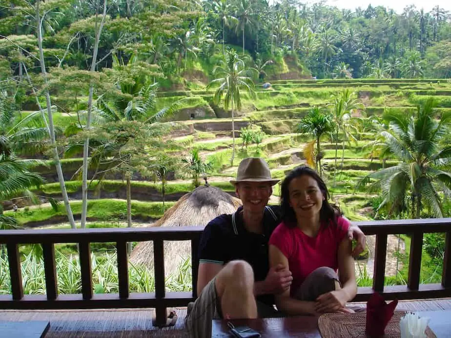 rice terraces at Tegallalang