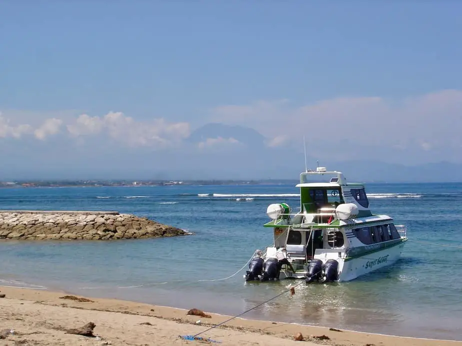 fast boat from Sanur to Nusa Lembongan