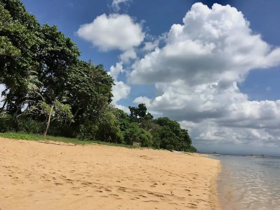 Batur Jimbar Beach in Sanur