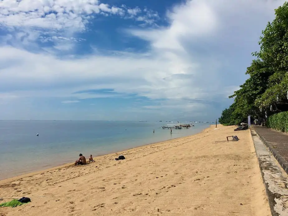 Sanur Beach is one of the main beaches in Bali