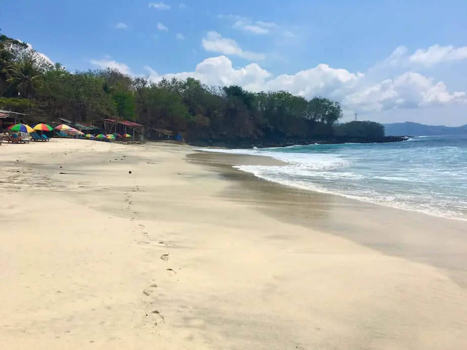 bias tugel beach at padangbai village