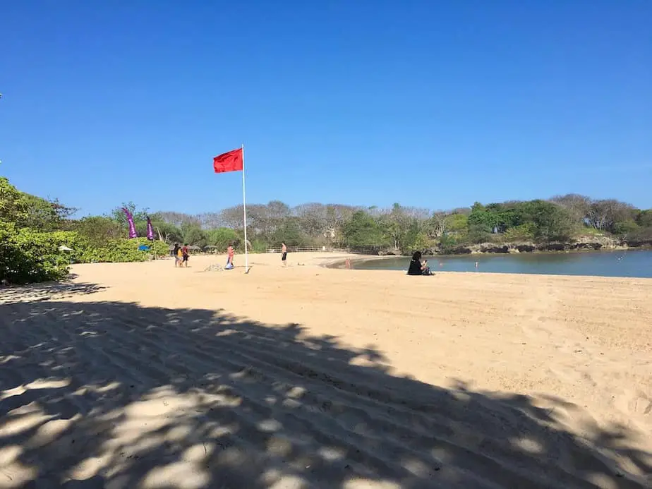 one of the few public places in Nusa Dua Beach