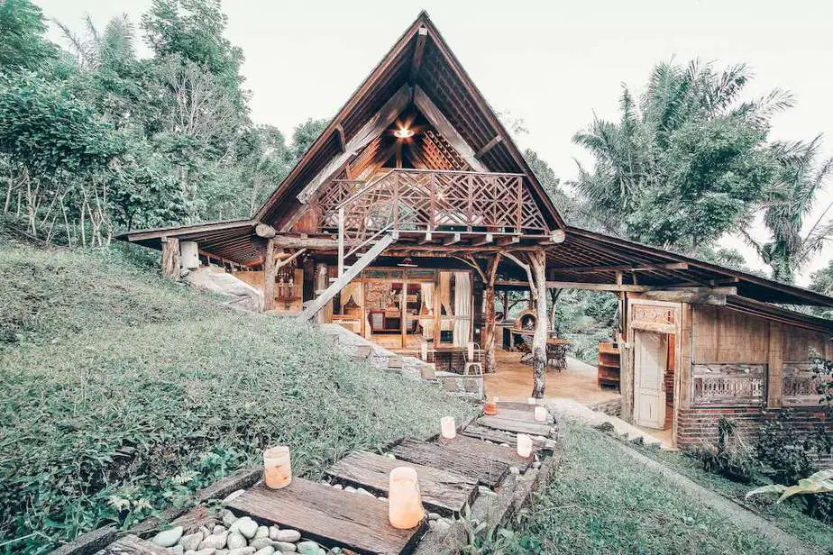 view on the Batukaru Eco Retreat in Bali