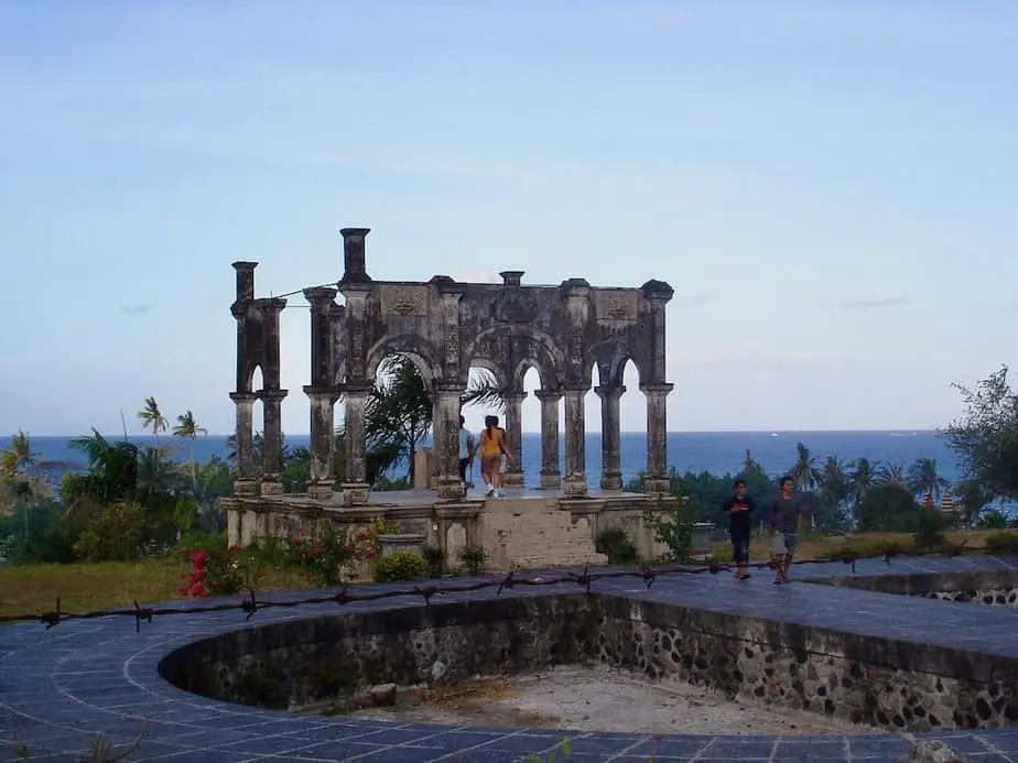 remnants of the old Ujung Water Palace just outside Amalapura