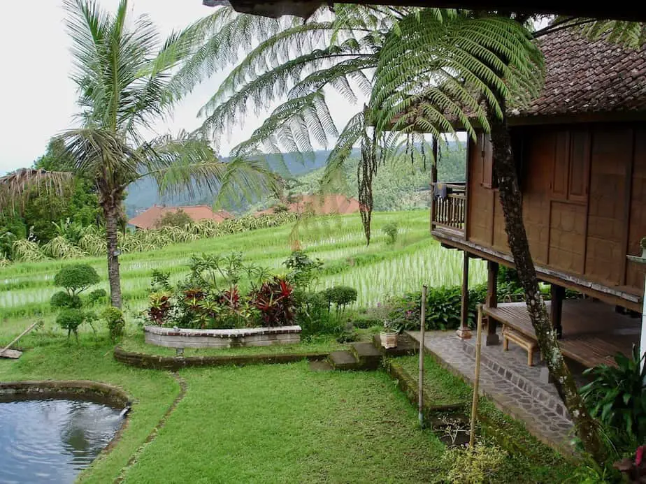 rice barn bungalow at the Puri Lumbung in Munduk