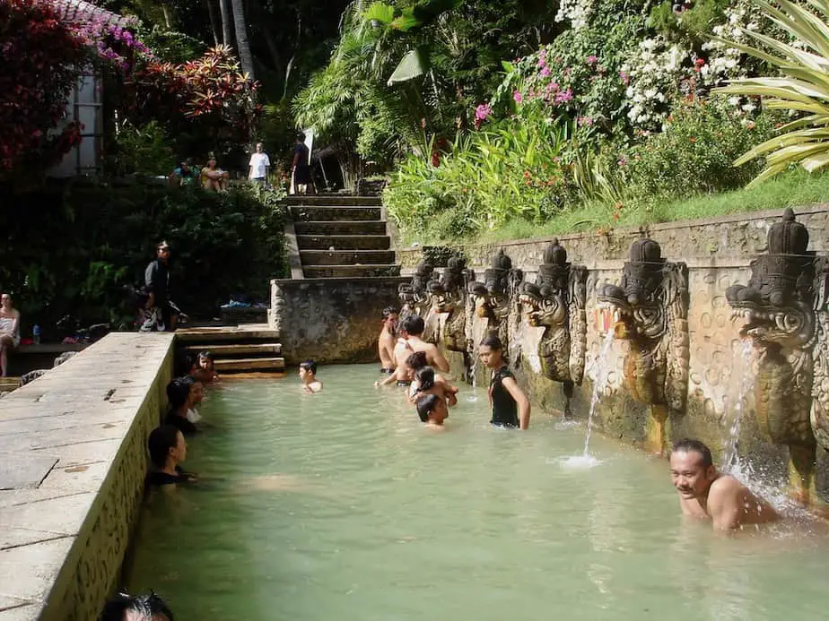 Banjar hot water springs in North Bali