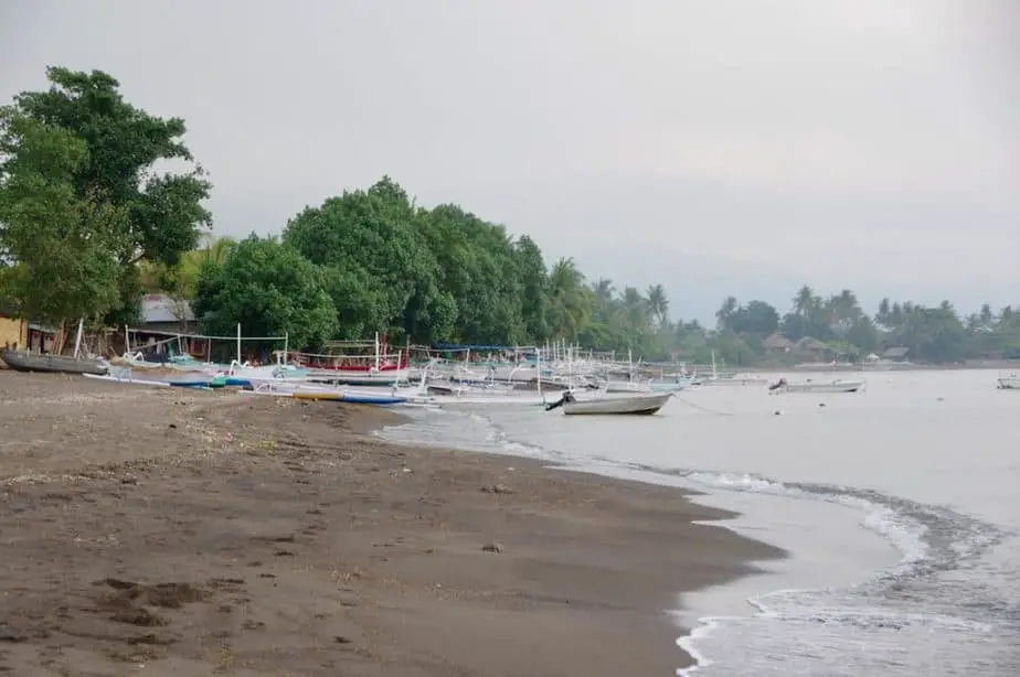 fishing boats at Lovina beach