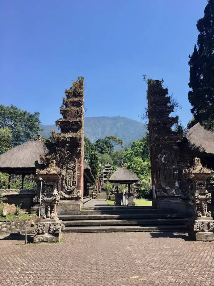 entrance to the Pura Luhur Batukaru in Tabanan regency