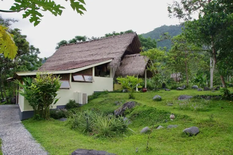 main building at the Damai eco resort in Sidemen