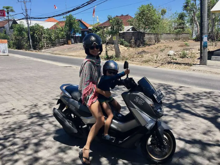 Bali by motorbike rental is the best to get around the island