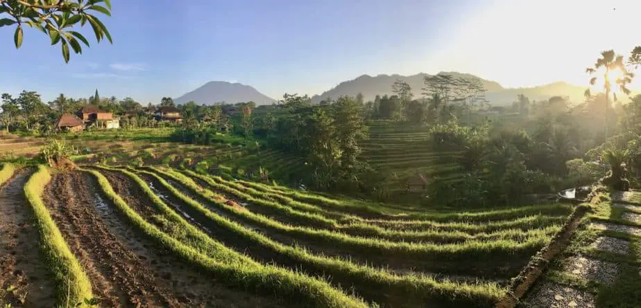 morning glow in the Sidemen valley